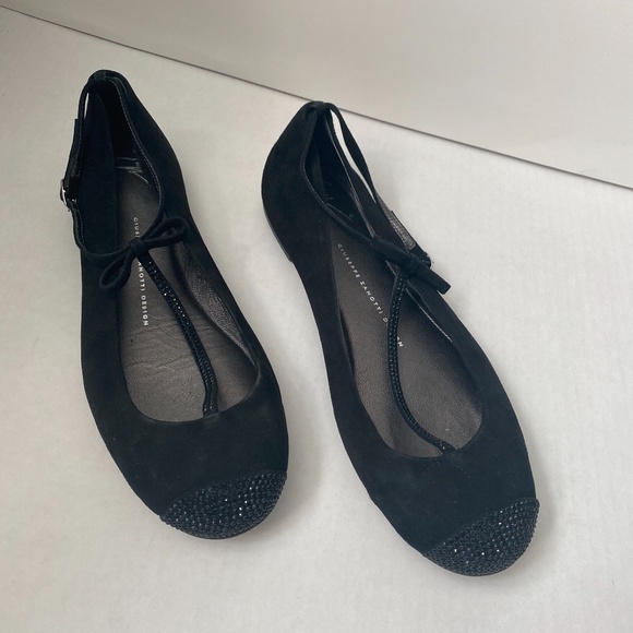 Giuseppe Zanotti Black Mary Jane Flat - Picture 3 of 5